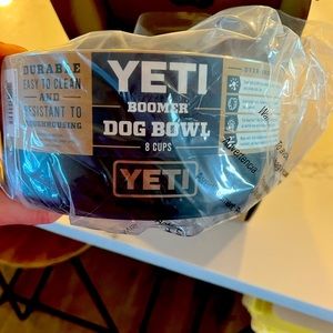 NWT Yeti dog bowl